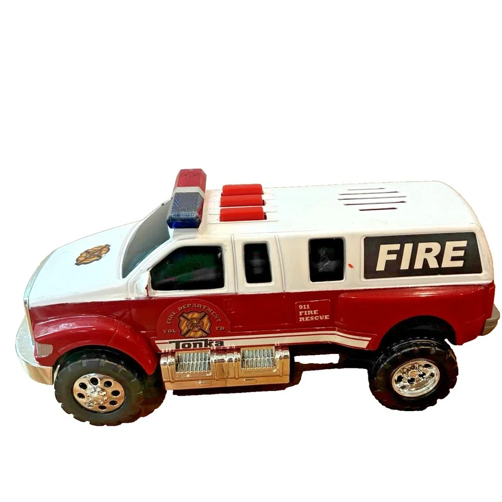 Tonka Fire Rescue Truck SUV Lights Sounds 7